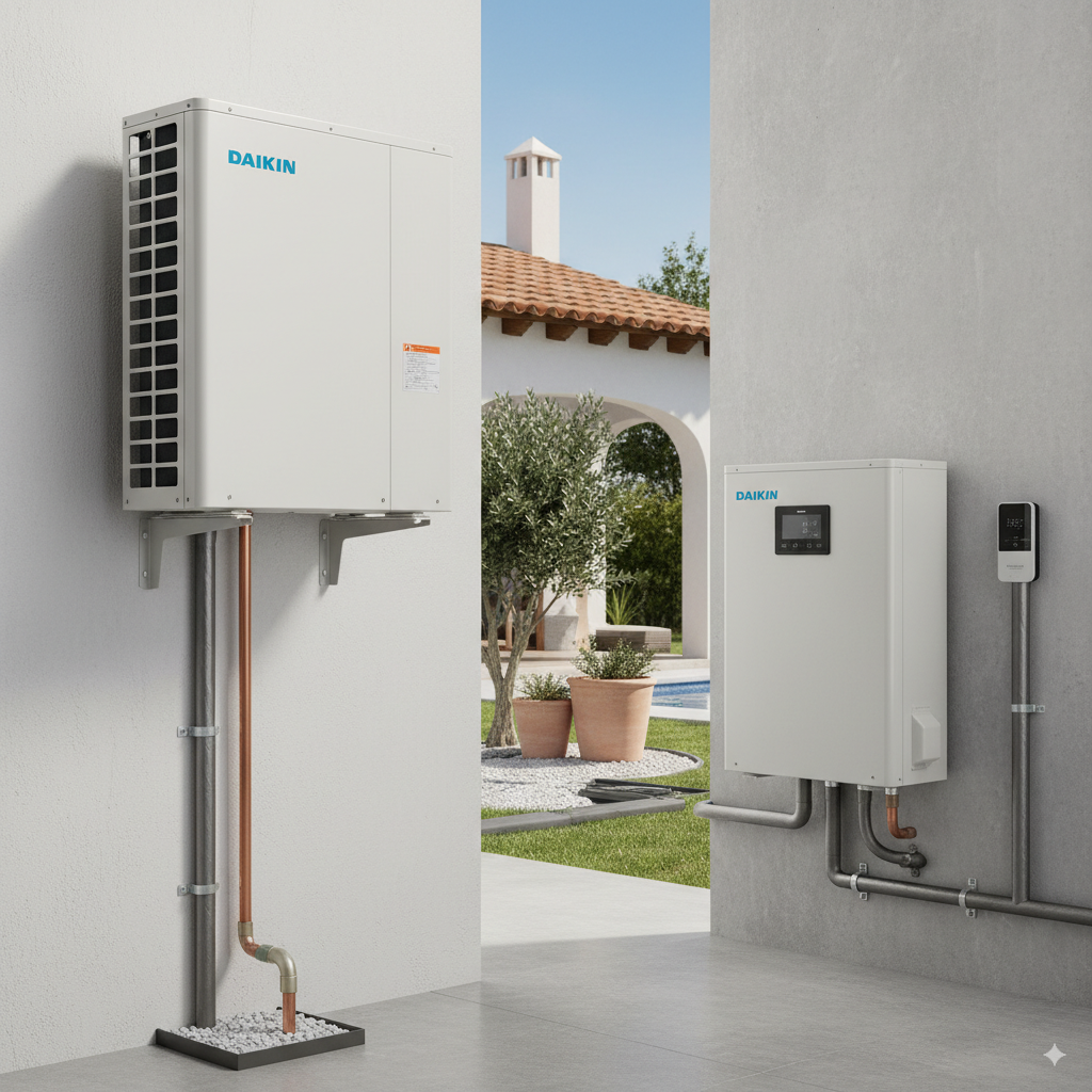 Bomba de calor aerotérmica exterior